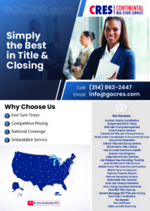 CRES Services Flyer